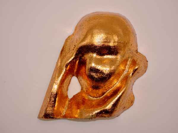 Copper finish portrait