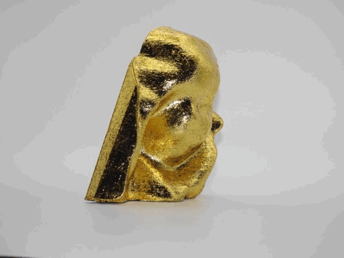 Gold finish – rotating