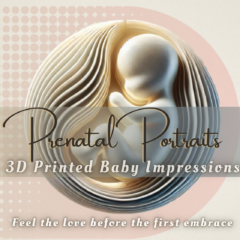 Prenatal Portraits – 3D Printed Sonograms